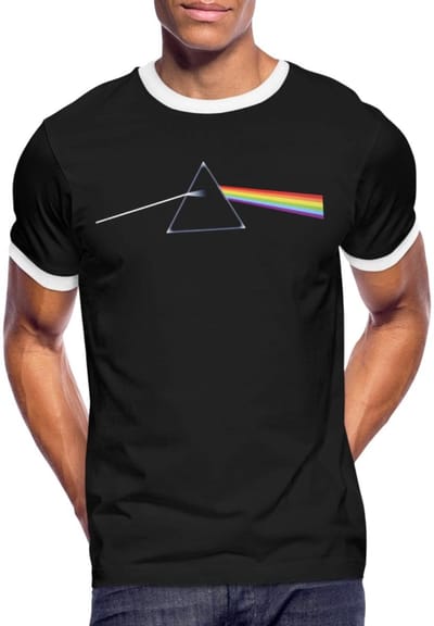 Pink Floyd The Dark Side Of The Moon Mannen Contrast Shirt