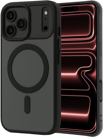 Hoesje - Geschikt voor Apple iPhone 17 Pro - Magsafe Compatible - Sterk & Shockproof - Back Cover - Shock Proof Case - Telefoon Hoes Shockproof - Zwart