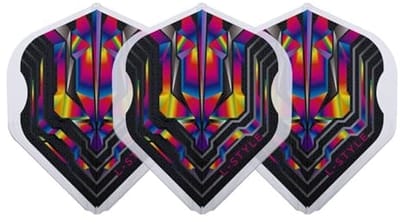 Champagne Flight Dart Flights - Clear Rainbow