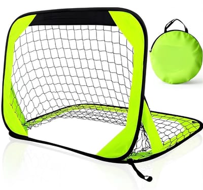 SP® Voetbaldoel - Voetbalgoal - Voetbal Doel - Neonlimoengroen - 70cm x 100cm x 70cm