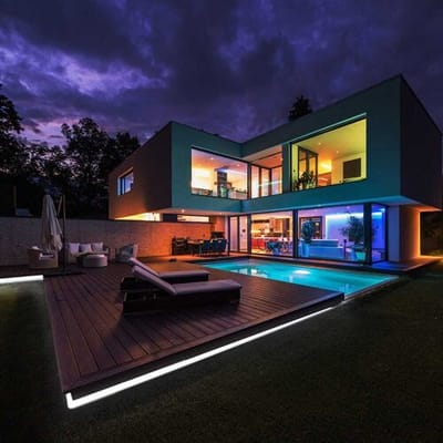 HOFTRONIC Glow60 LED Strip 10m - Dimbaar - 4000K - 60 LEDs/m - 70 watt 3080 lumen - IP65 voor buiten en binnen - SMD 2835