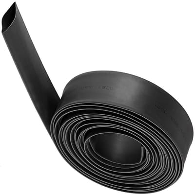Allecto - Krimpkous 20mm - Waterdichte Krimpslang - 7 meter - Elektrische Isolatie - Kabelreparatie - Draadverbindingen - Zwart