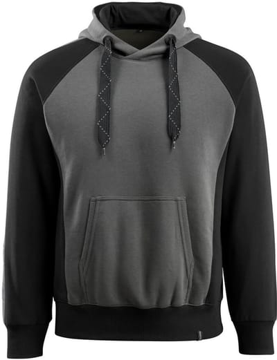 Mascot Unique Capuchontrui 50572-963 - donkerantraciet/zwart - 2XL