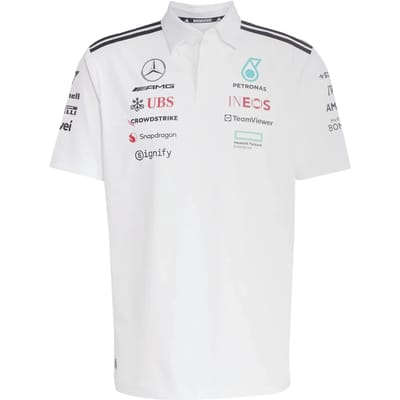 adidas Performance MERCEDES - AMG PETRONAS FORMULA ONE TEAM POLO - Heren - Wit