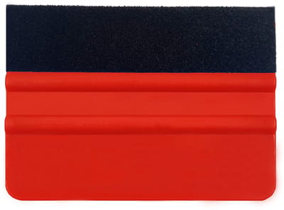 Go Go Gadget - Rakel - Raamfolie - Auto wrap - Auto vinyl schraper - 10*7cm - 1 stuk - Rood