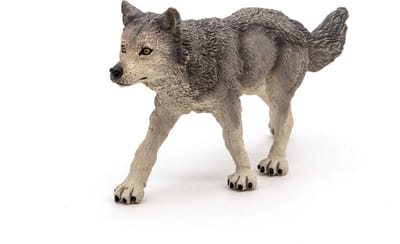 Speelfiguur - Bosdier - Grijze wolf