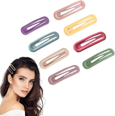 Set van 8 grote metalen haarspelden, antislip haarspelden, 6.8 cm lang, ideaal voor dik haar en stijlvolle kapsels