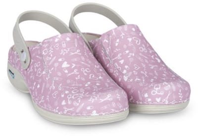 NursingCare Wash&Go Collection Roze 41 - Medische Klompen - Werkklompen - Klompen Dames - Medische Schoenen - Sweet Strawberry - Roze - Anti-slip