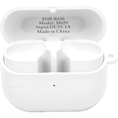Étui de chargement de remplacement compatible avec les écouteurs Samsung Galaxy Buds 3 Pro R630 Puce intelligente intégrée Portable Appairage automatique blanc