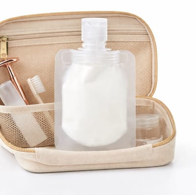 Reisflessen Set 3x 50 ml – Hervulbare Toiletartikelen Containers – Transparante Travel Pouches – Lekvrije Reisverpakkingen voor Shampoo, Douchegel & Cosmetica – TSA Handbagage Proof