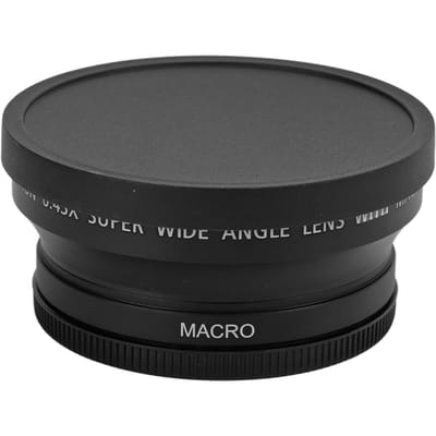 Objectif Macro Grand Angle 72mm 0.43X pour Objectif d'Appareil Photo avec Diamètre de Filtre 72mm avec Sac de Rangement