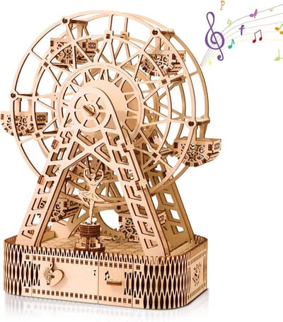 3D Houten Puzzel Reuzenrad Opbergdoos - Modelbouwset DIY Knutselen