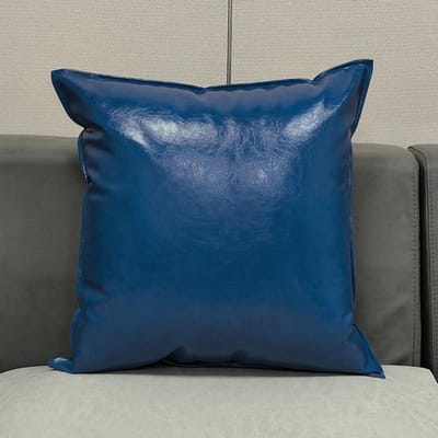 60x60/50x70/60x80CM Groot Formaat PU Sierkussenhoes Imitatie Leer Taillekussenhoes Decor Huis Decoratieve Kussensloop 45x45cm