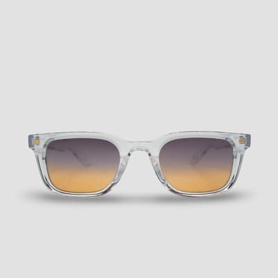 Montuurtjevoorjou - Wayfarer Clear Green - Zonnebril - Heren zonnebril - Groene glazen
