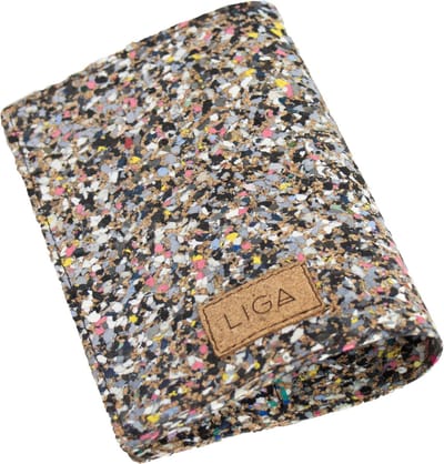 LIGA - Beach Clean Paspoort Etui - Kurk - Multicolor