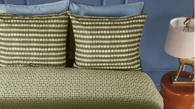 Beddinghouse Yori dekbedovertrek - Tweepersoons - 200x200/220 - Groen