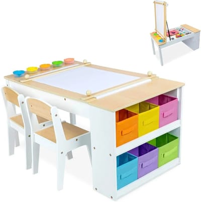 Innovastore Multifunctionele houtentafel - Speeltafel - Activiteitentafel - Kinderspeeltafel - Kindertafel - Houtentafel