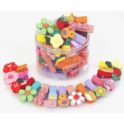 26 stks/doos Leuke Cartoon Kinderen Haarspeldjes Meisjes Accessoires Hoofdtooi Kleine Haarspeld Set gray
