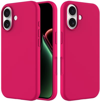 Coverup Hoesje - Geschikt voor iPhone 17 Hoesje - Coverup Liquid Colour Back Cover - Fuchsia Rose