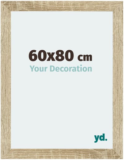 Your Decoration - Puzzellijst 60x80 cm - Sonoma Eiken - Puzzellijst 1500-2000 stukjes - MDF Fotolijst - Mura