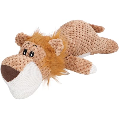 Hond Pluche Speelgoed Kauwen Interactief Verlicht Angst Duurzaam Zacht Knuffel Knuffelspeelgoed voor Puppy Huisdieren beige