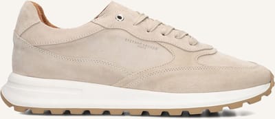 STEFANO LAURAN Champ Sneakers - Suède - Heren - Beige - Maat 40