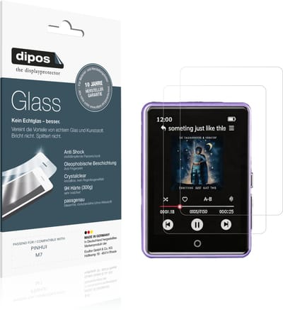 dipos – 2x Pantserfolie geschikt voor PINHUI M7 | 9H Screenprotector
