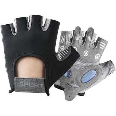 Nieuwe Fitness Oefening Halve Vinger Dames Anti-Slip Zonbescherming Yoga Fietsen Fietsuitrusting Training Buiten Bergbeklimmen Handschoenen L
