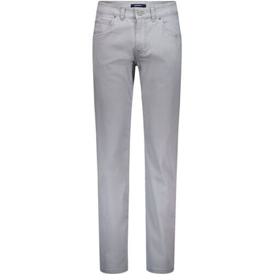 Gardeur Broek Bill Everyday Essential Fine Pattern Soft Touch Comfort Stretch Licht Grijs / male