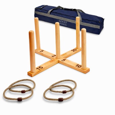 Ubergames Ringwerpen – Mega XL 100x100 cm – Deluxe Houten Set met Tas