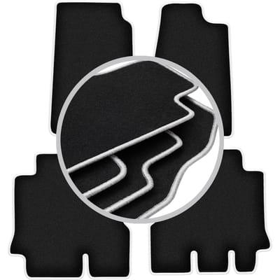 CARLUX-SILVER automatten voor: Jeep Wrangler III JK off-road (2006-2017)