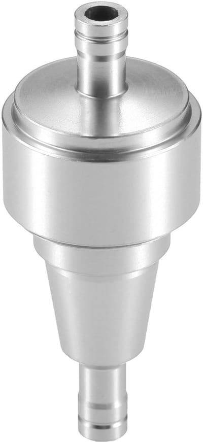 Cosensi - Universele Brandstof Inline Filter - 6mm OD - Duurzaam en Betrouwbaar - Zilver - Brandstoffilter - Geschikt voor Motoren en Voertuigen - ...