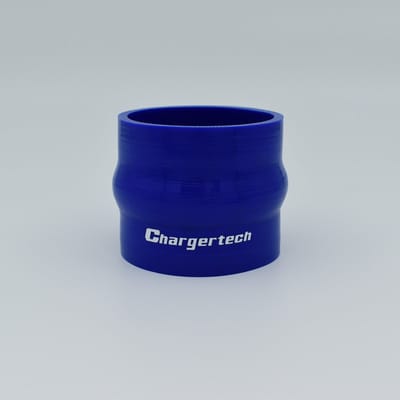 Balg koppelstuk silicone 76 mm Blauw