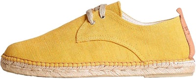 DIXON | Heren espadrilles met veters - GEEL, 45