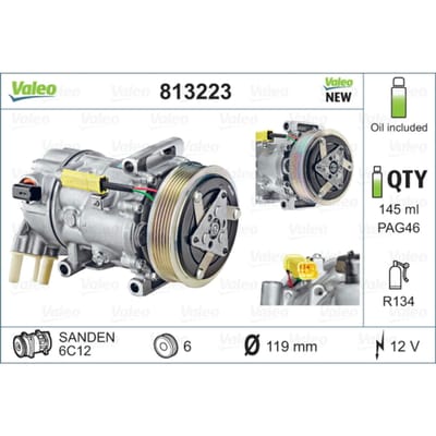 Compressor airconditioning VALEO 813223