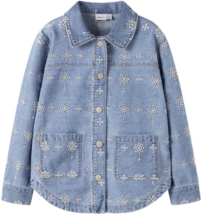 Name it Spijkerjas Broderie anglaise