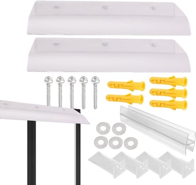Voordeurluifel Buitenluifel - Overkapping Raam - Bescherming Huis - Duurzaam PC Materiaal - 40x100cm tot 50x120cm - Transparant