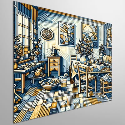 Kunstprint | Wanddecoratie | Dibond | 30 × 30 cm