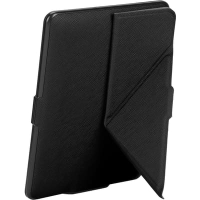 Étui de protection Motif Croix Déformée Lecteur d'e-books Housse en Cuir PU pour Kindle Paperwhite1 2 3(Noir ) noir