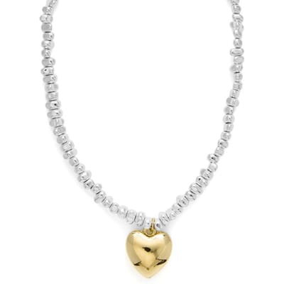Collier - LUXENTER - Norku - Plaqué or jaune 18 carats - 42 cm + 5 cm d'extension - Doré femme jaune