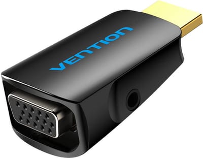 Vention Hdmi Naar Vga-Adapter Met 3,5 Mm Audio-Poort Voor Monitor Van Projector