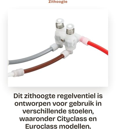Dailygoods- Luchtvering Ventiel - Hittebestendige ABS Beugel - Hoge Prestaties - Eenvoudige Installatie - Geschikt voor Cityclass/Euroclass/Euromidi/Europolis - Betrouwbare Prestaties - Zithoogteventiel