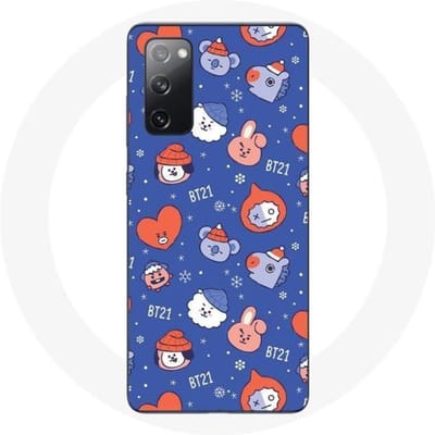 Coque pour Samsung Galaxy S20 FE BTS Bangtan Sonyeondan BT21 Noël 2023