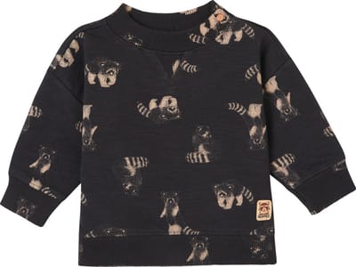 Noppies Sweater Grijota long sleeve allover print Jongens Trui - Maat 92
