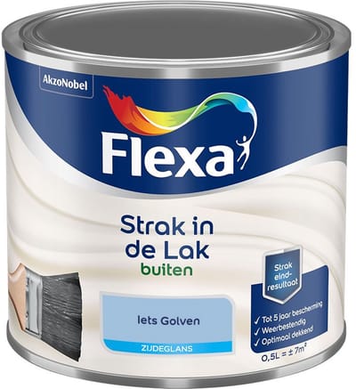 Flexa - Strak In De Lak Buitenlak Zijdeglans - Iets Golven - Mengverf - 500 Ml