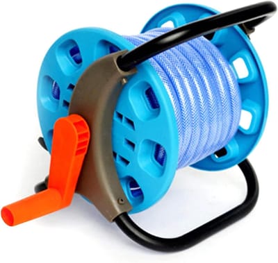 Slanghouder met Wielen - Slangoproler Mobiliteit - Tuinonderhoud Vereenvoudigen - Tool-free Installatie - Tot 25 Meter Slang - Uniek
