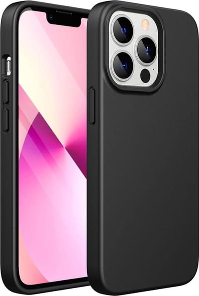 Podec Telefoonhoesje Geschikt voor iPhone 13 pro - Hoesje En Screenprotector - Zwart - Beschermglas