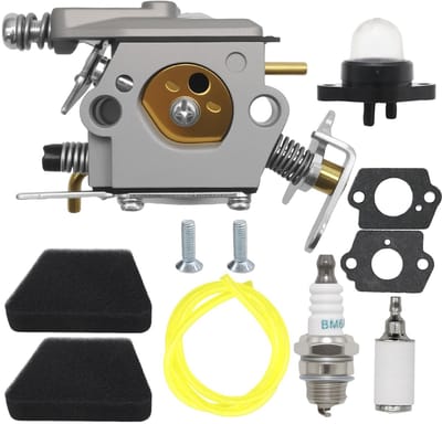 Dailygoods - Hoypeyfiy WT-625 Carburateur met luchtfilter, benzinefilter, vervanging voor partner 351, 352, 370, 371, 390, vervanging voor McCulloch Mac 333, 335, 338, 435, 436, vervangt WT-39 C1Q-W9