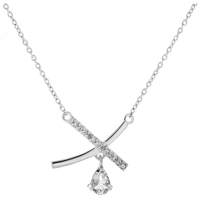 Orphelia 'Charlotte' Dames 925 Sterling Zilver Hangertje - Zilver ZK-7580/W