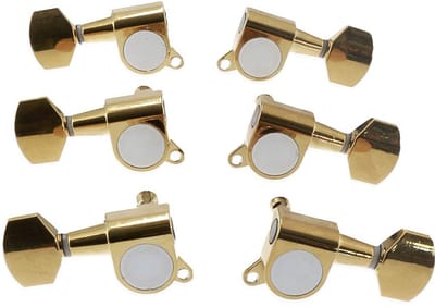 Gitaar stemmechanieken 3x3 set - Fazley 10544 - Goud